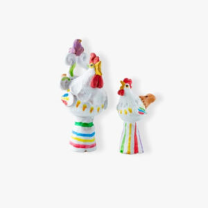 Fischietto - Gallo in terraccotta