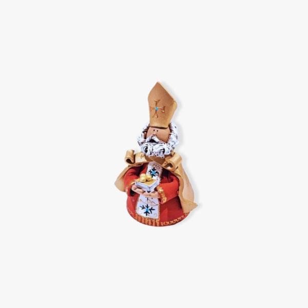 San Nicola in terracotta 17 cm