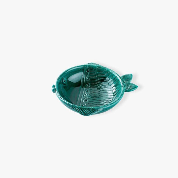 Ciotola a forma di pesce in ceramica - vari colori - immagine 2